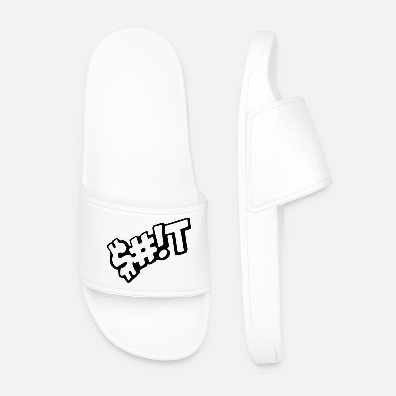 merde - Claquettes Homme - blanc