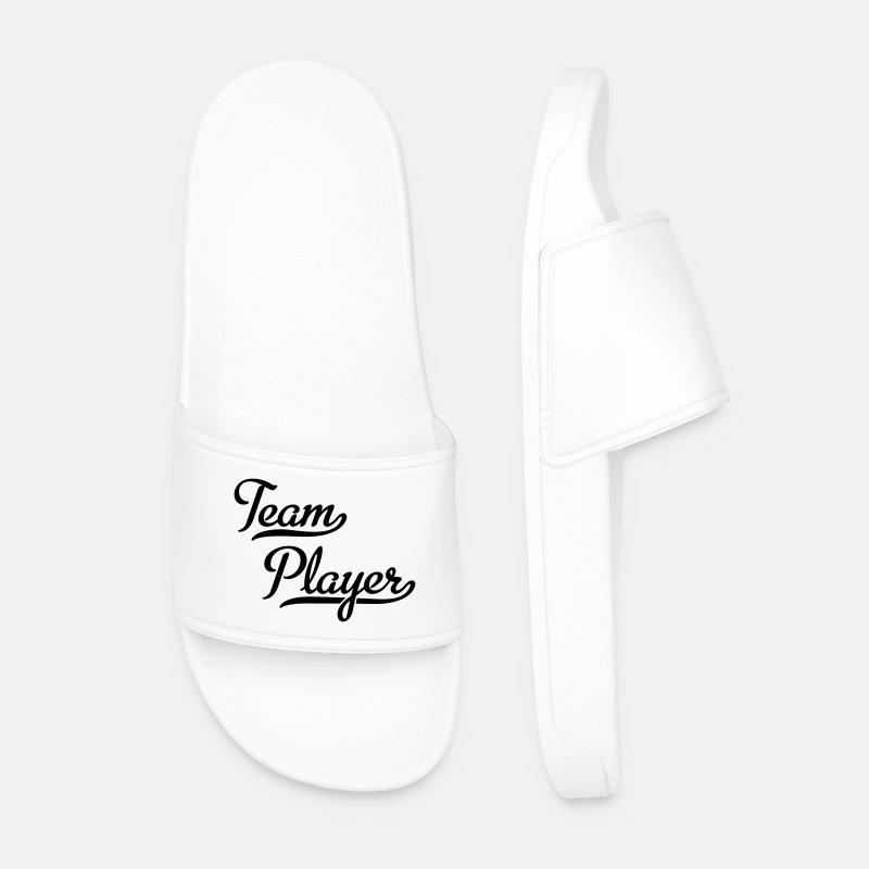 Team Player - Männer Badelatschen - Weiß