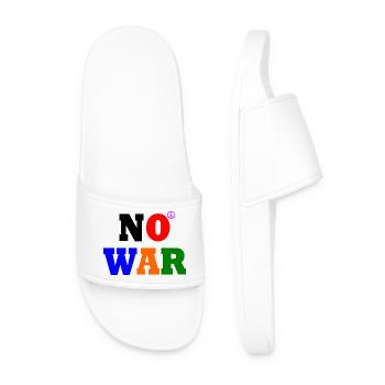No war - Claquettes Homme - blanc - Devant