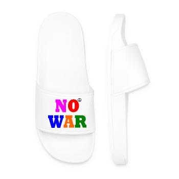 No war - Claquettes Homme - blanc - Devant