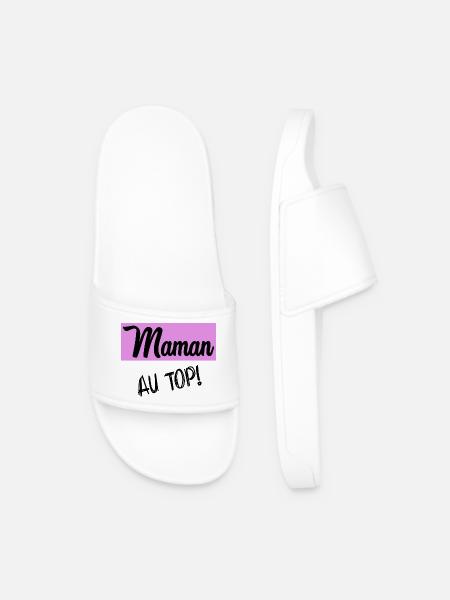 MAMA - Männer Badelatschen - Weiß