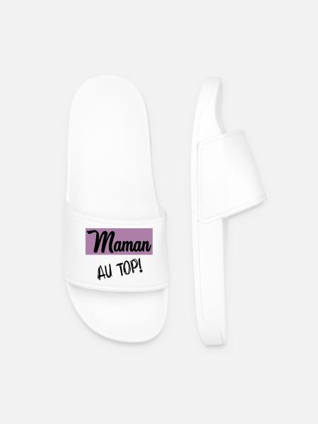 MAMA - Männer Badelatschen - Weiß