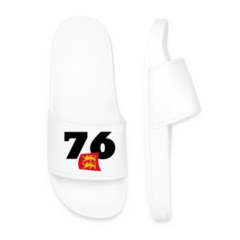 Seine-Maritime - Normandie - France - Claquettes Homme - blanc - Devant