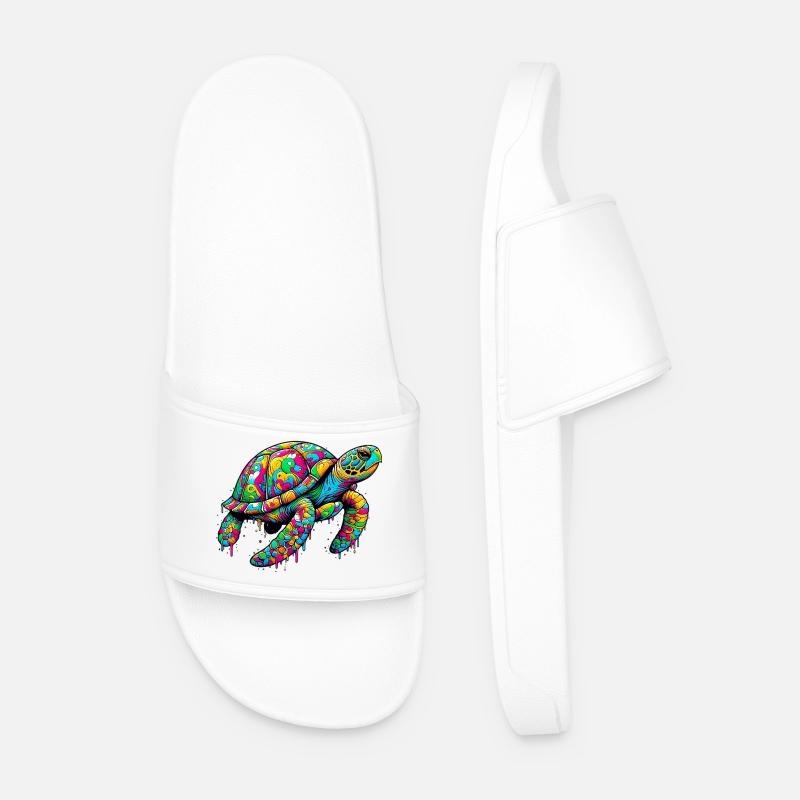 Turtle - Men’s Pool Sliders - white