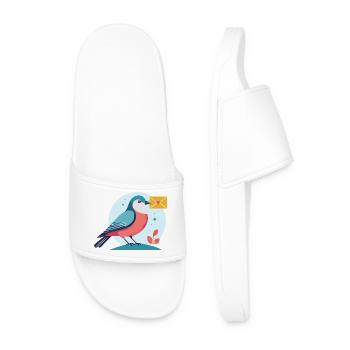 letter for you - Men’s Pool Sliders - white - Front