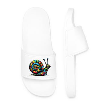 Escargot - Claquettes Homme - blanc - Devant