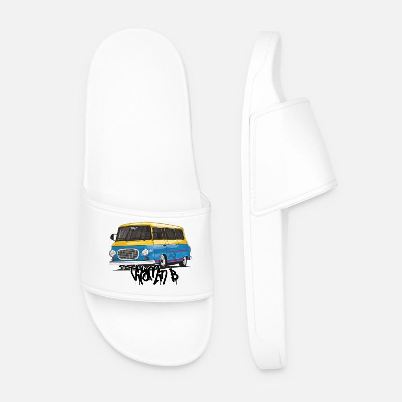Barkas B1000 // Illustration - Men’s Pool Sliders - white