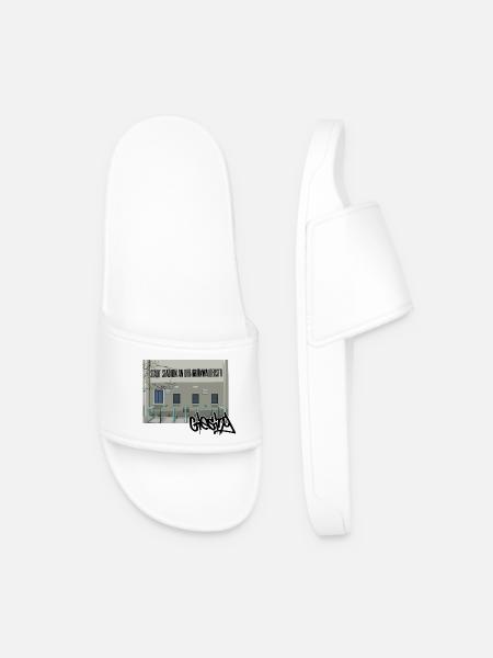 Giesing // Illustration - Men’s Pool Sliders - white