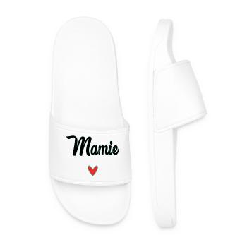 GRANNY. MOM. GRANDMA. MOTHER'S DAY - Men’s Pool Sliders - white - Front