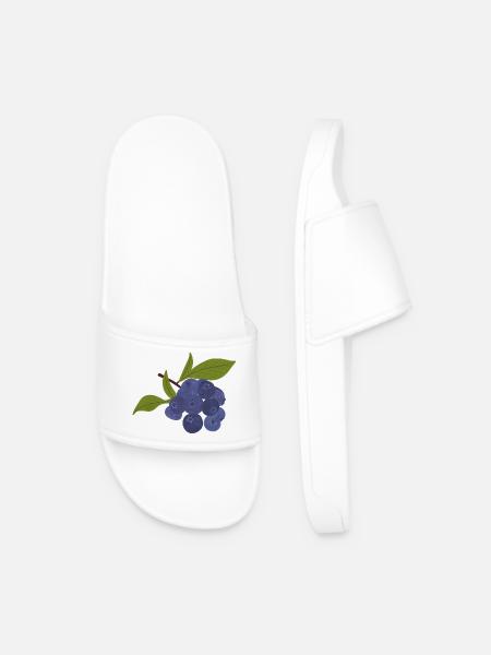 Bleuet isolé - Claquettes Homme - blanc