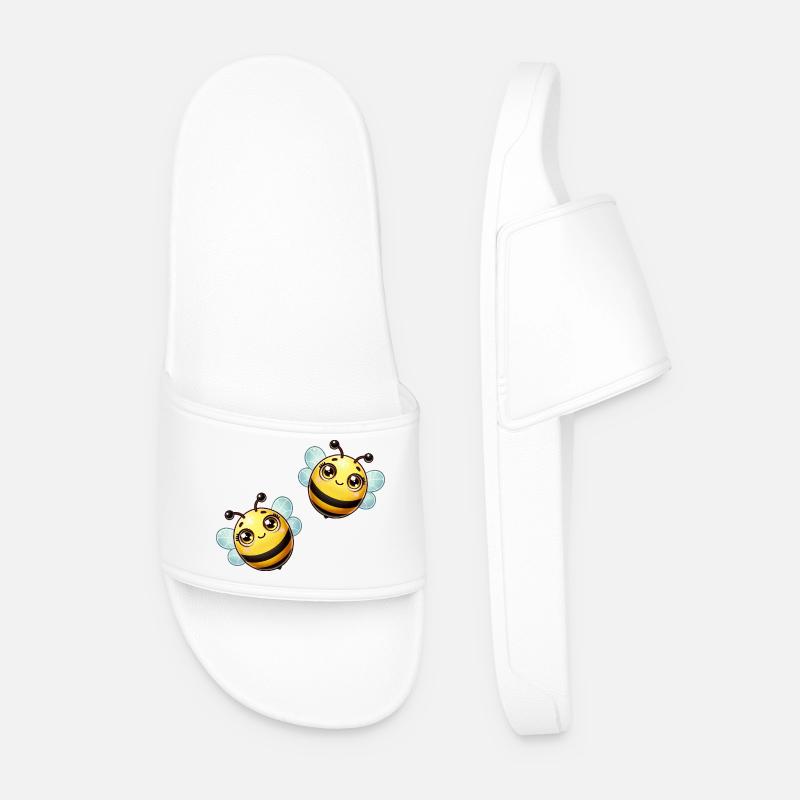 Bande dessinée abeille - Claquettes Homme - blanc