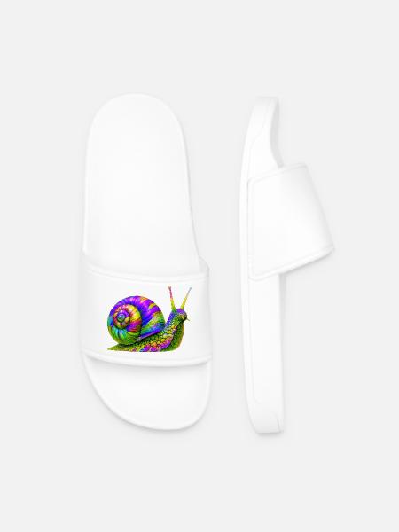 Escargot - Claquettes Homme - blanc