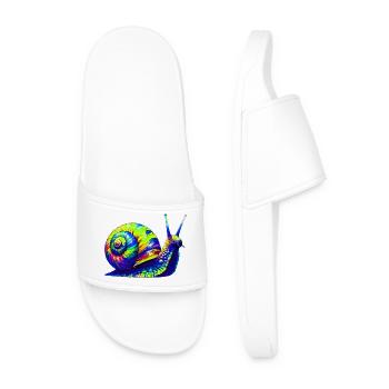 Escargot - Claquettes Homme - blanc - Devant
