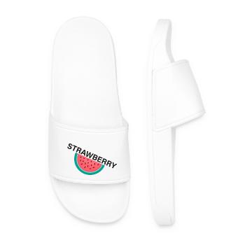 CRAZY FRUITS Collection - Men’s Pool Sliders - white - Front