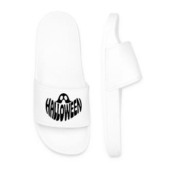 Ghost - Cooles Halloween Logo - Männer Badelatschen - Weiß - Vorne