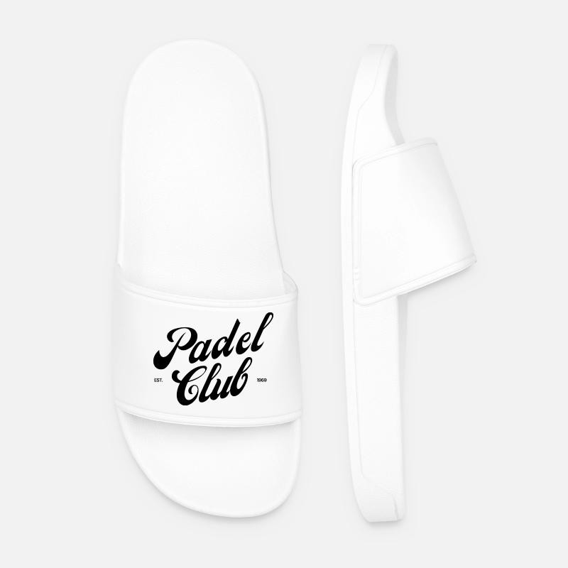 Padel Club - Männer Badelatschen - Weiß