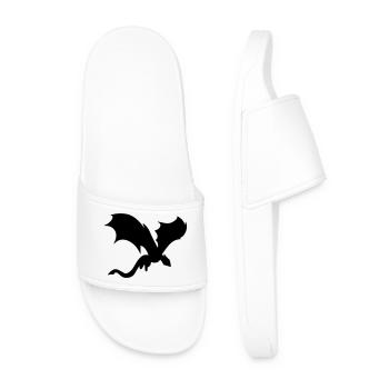 Mythical Dragon's Shadow - Men’s Pool Sliders - white - Front