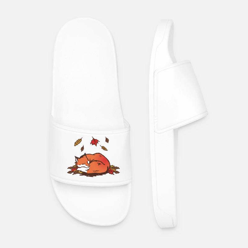 Fox - Men’s Pool Sliders - white