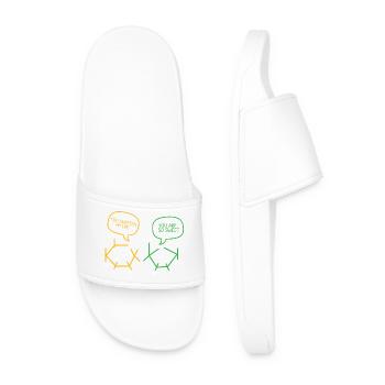 Chimie Chimiste Professeur de chimie Dire science - Claquettes Homme - blanc - Devant