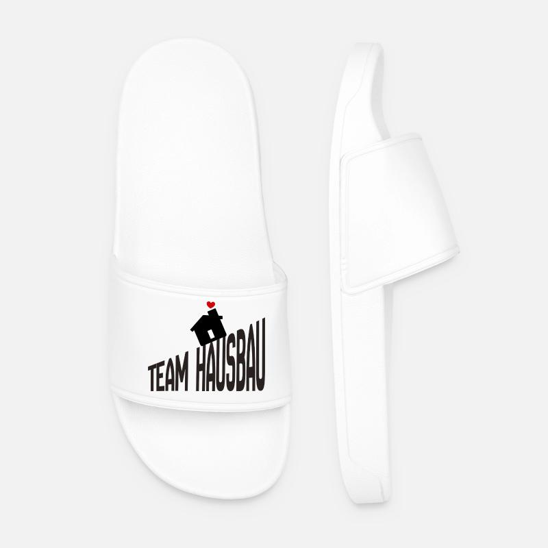 Team House Construction - Men’s Pool Sliders - white