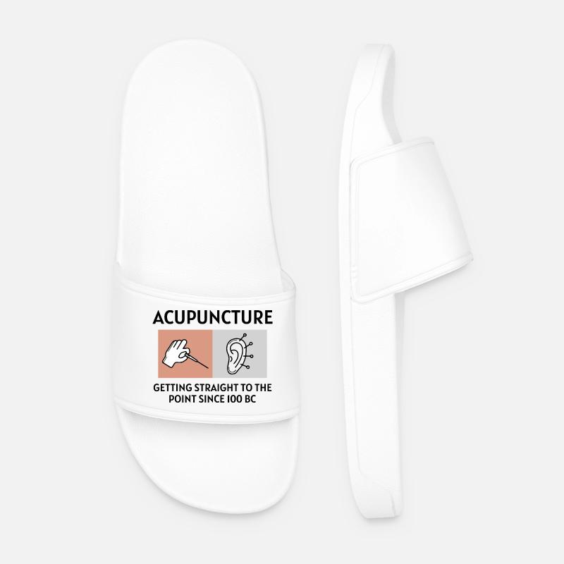 Licensed TCM Practitioner Expert Historical - Men’s Pool Sliders - white