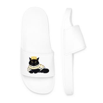 Conception du Nouvel An 2026 - Claquettes Homme - blanc - Devant