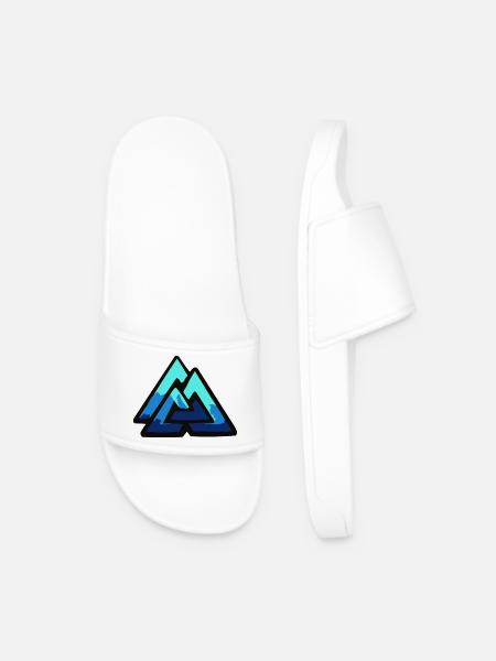 Valknut Wotan Wotan's Knot - Men’s Pool Sliders - white
