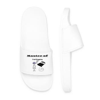 Master of Oversleeping - Men’s Pool Sliders - white - Front