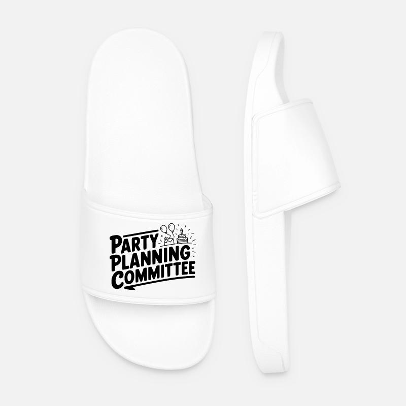 Parteiplanungsausschuss - Männer Badelatschen - Weiß