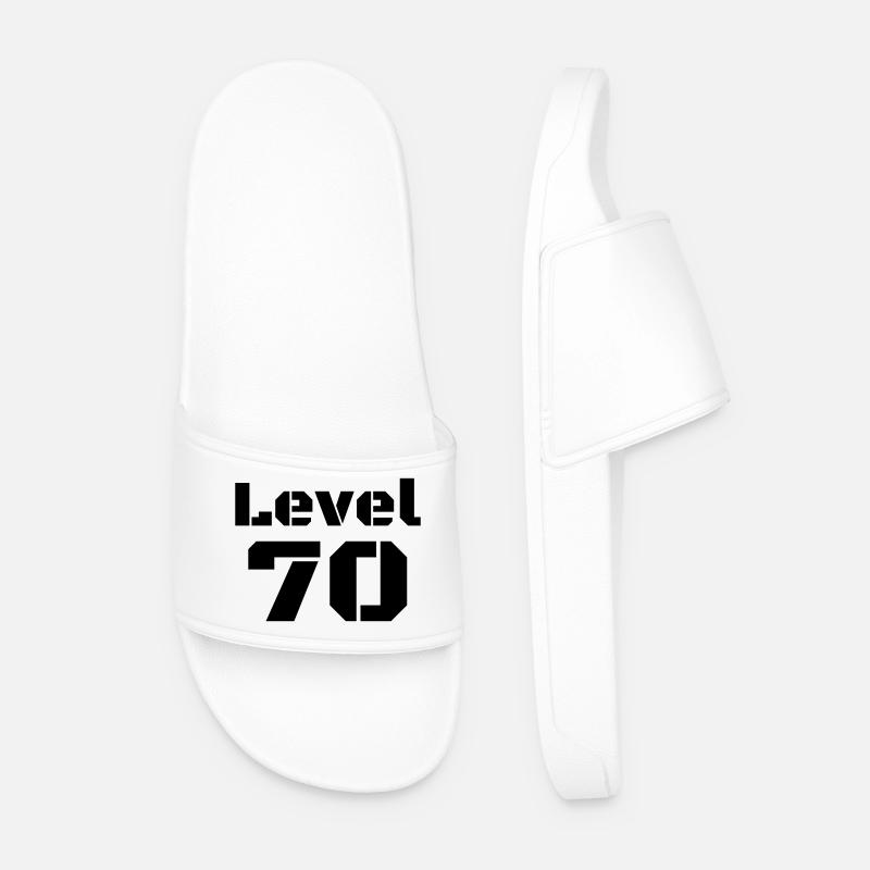 Level 70 - Männer Badelatschen - Weiß