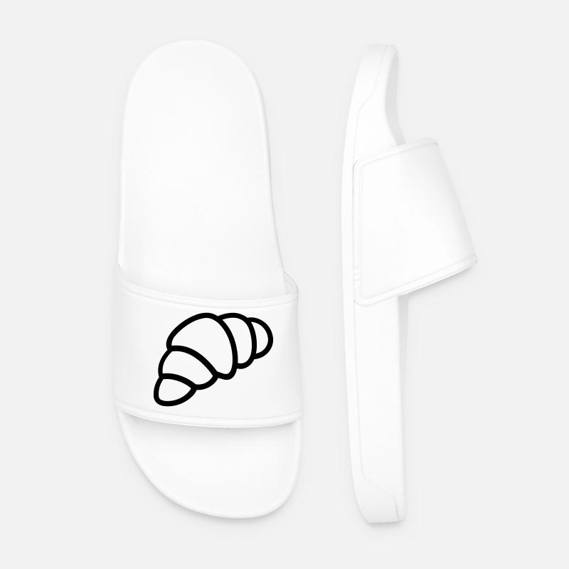 Halbmond - Männer Badelatschen - Weiß