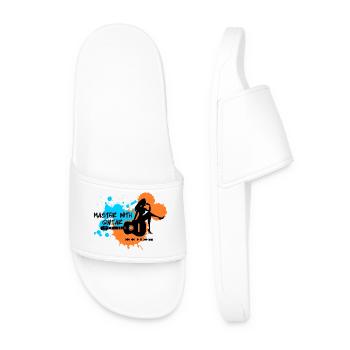 Maître à la guitare - Blue Orange - Claquettes Homme - blanc - Devant