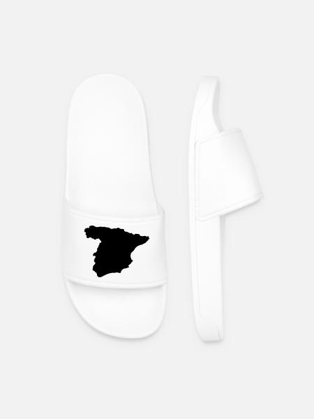 spanien_country - Claquettes Homme - blanc