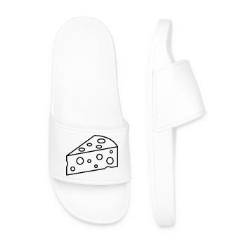 cheese - Men’s Pool Sliders - white - Front
