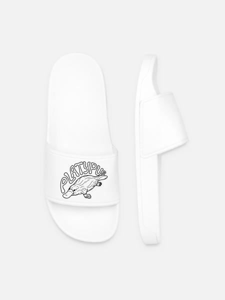 Platypus - Men’s Pool Sliders - white