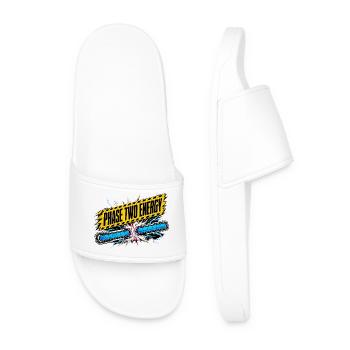 Phase Two Energy Fight HUD Challenge Gamer St - Men’s Pool Sliders - white - Front