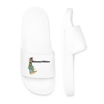 Déesse du Shimmy en Vert - Claquettes Homme - blanc - Devant