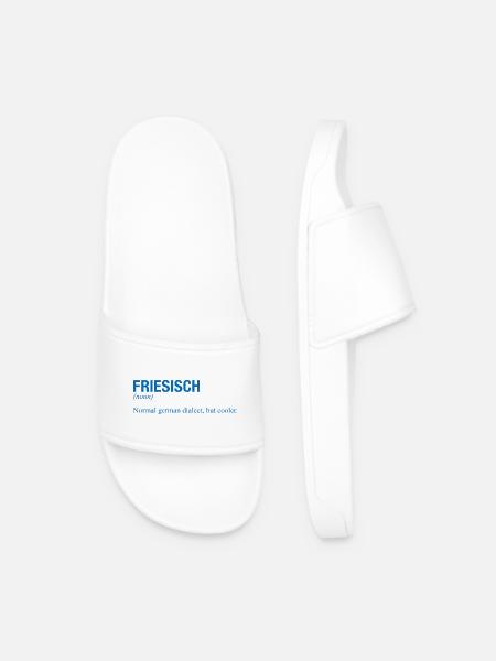 FRIESISCH - Männer Badelatschen - Weiß