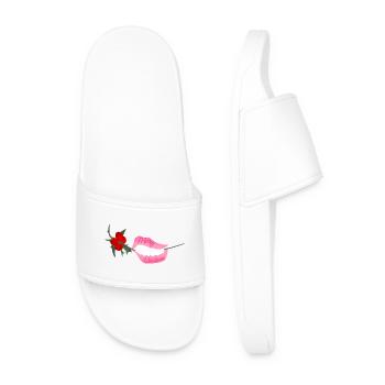 Merry Christmas - Men’s Pool Sliders - white - Front