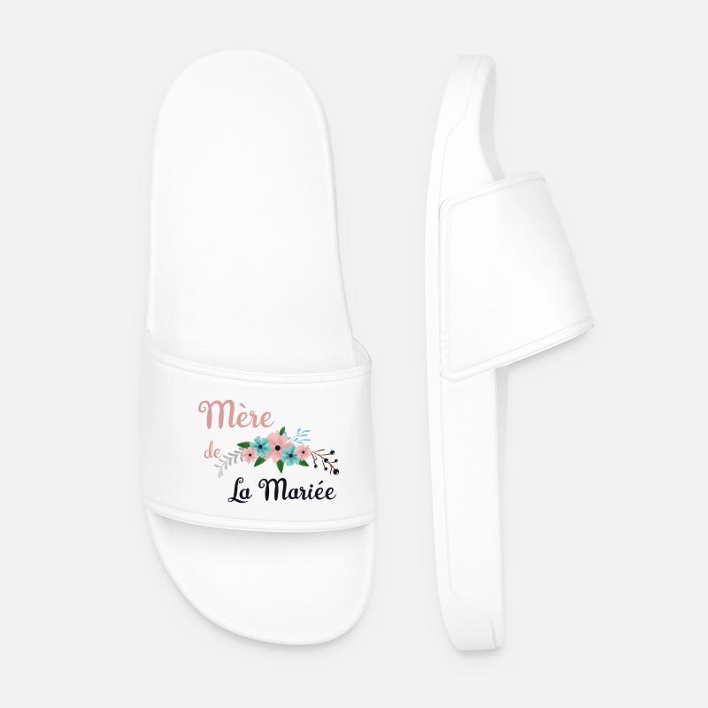 Brautmutter - Bukolische Sammlung - Männer Badelatschen - Weiß