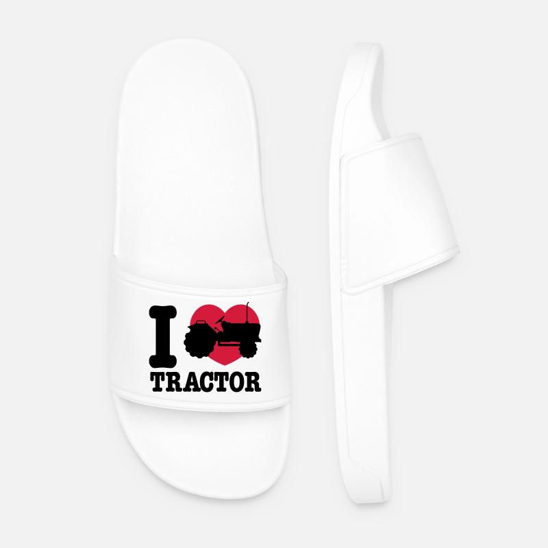 tractor - Men’s Pool Sliders - white