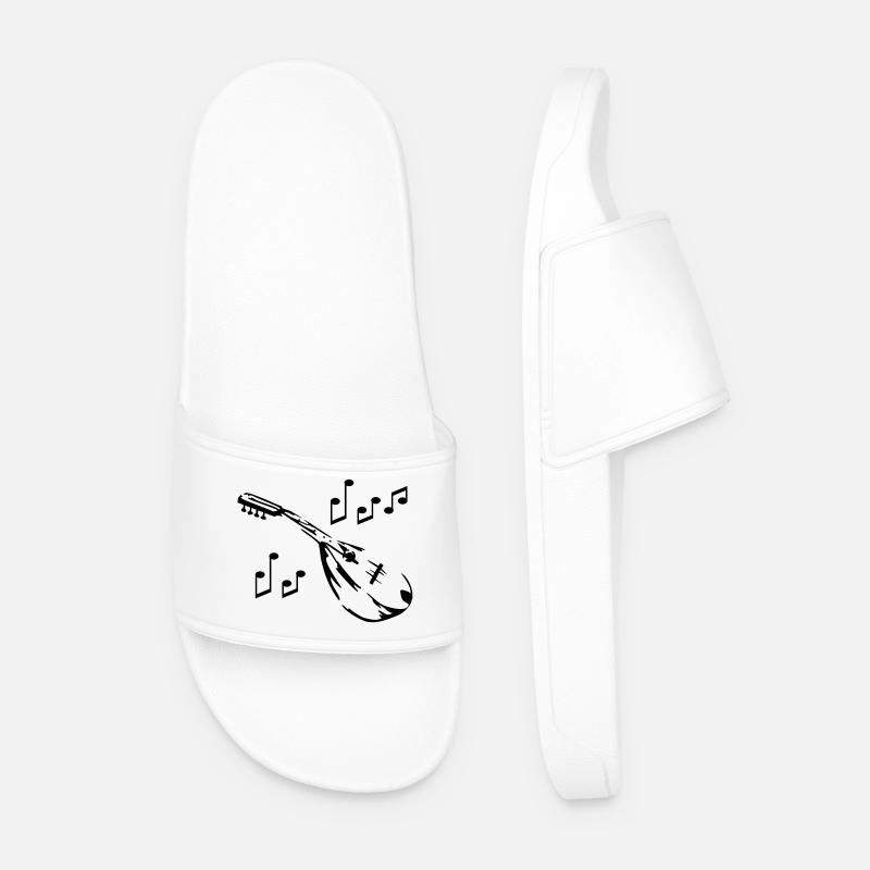 mandolin - Men’s Pool Sliders - white