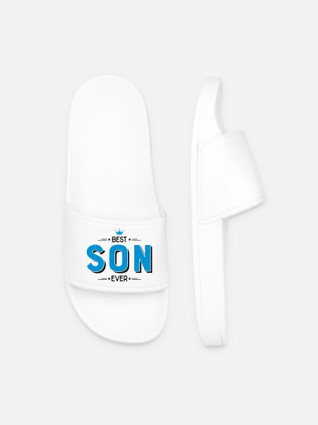 Best son - Men’s Pool Sliders - white