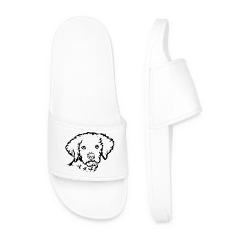 Lagotto Romagnolo - Männer Badelatschen - Weiß - Vorne