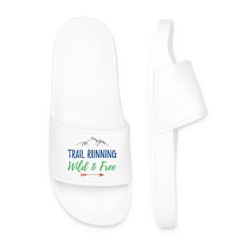 Trail Running – Sauvage et gratuit - Claquettes Homme - blanc - Devant