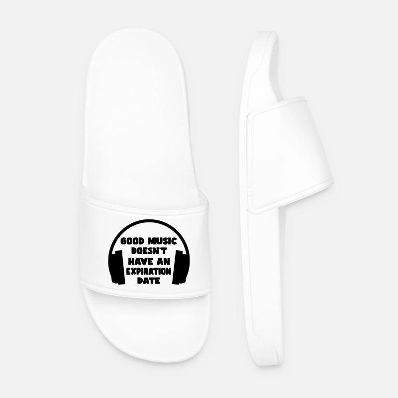has no expiration date * - Men’s Pool Sliders - white
