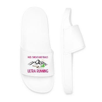 Ultra Running - Boue, sueur et sentiers - Claquettes Homme - blanc - Devant