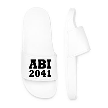 Abi 2041 - Männer Badelatschen - Weiß - Vorne
