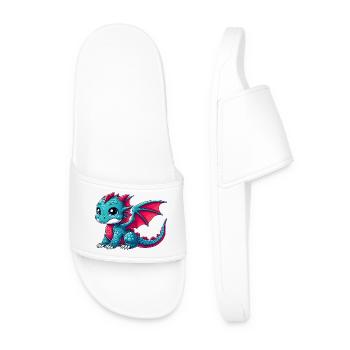 Dragon - Men’s Pool Sliders - white - Front