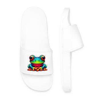 Grenouille - Claquettes Homme - blanc - Devant